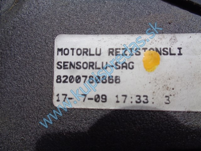 pravé spätné zrkadlo na renault tháliu II, elektrické, 8200780866